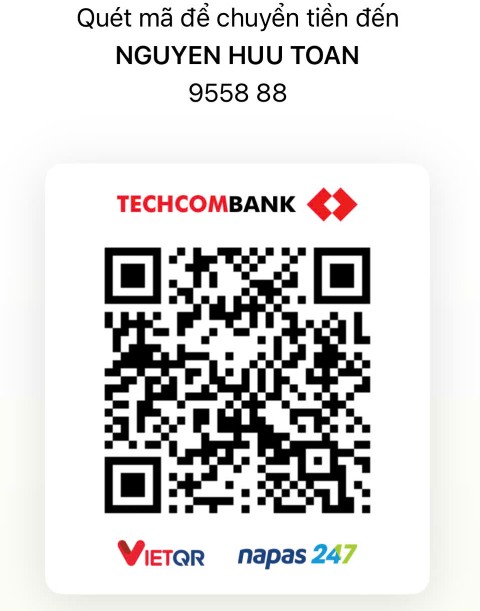 Mã QR Ủng Hộ Tác Giả